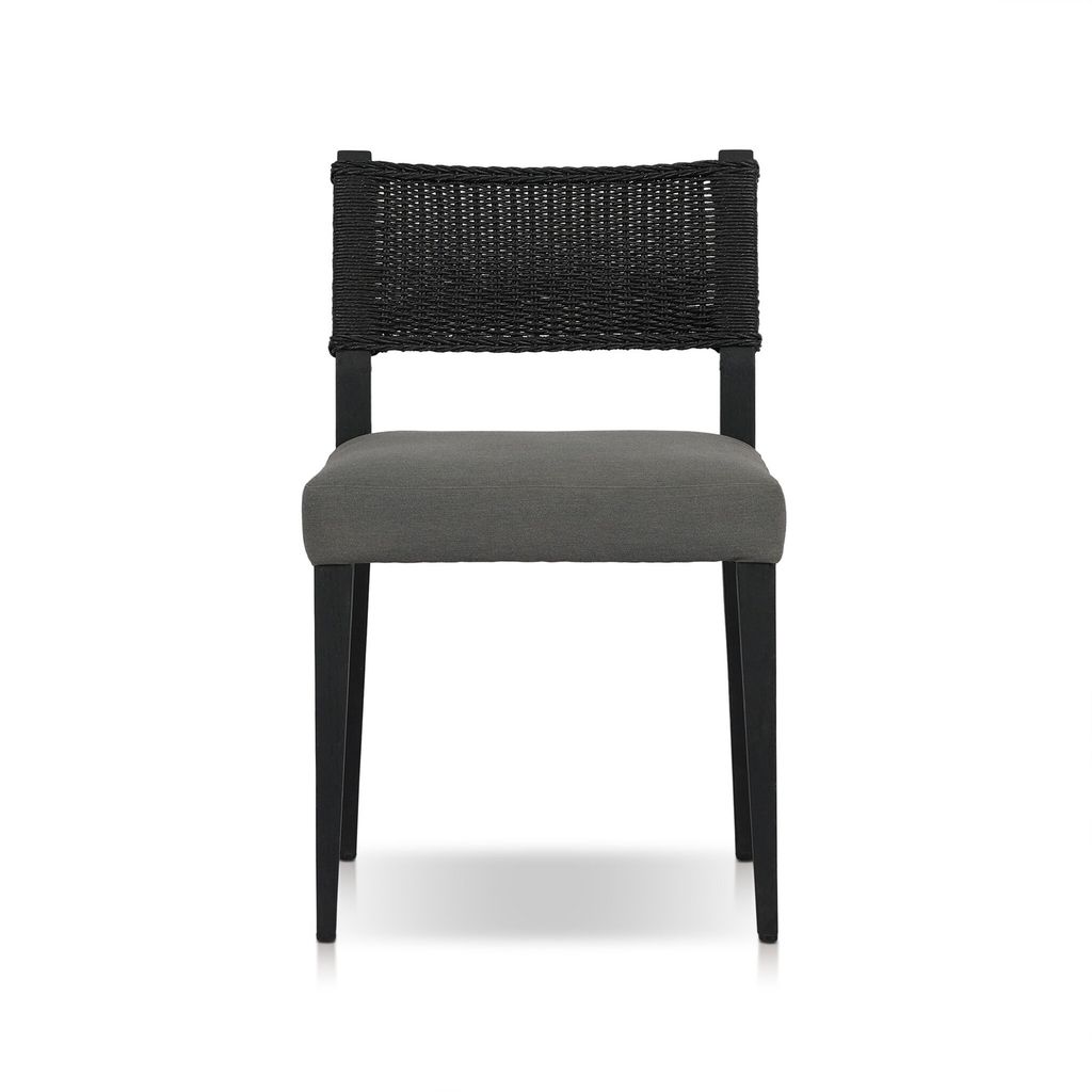 Ferris Outdoor Dining Chair - Arashi Graphite Cover