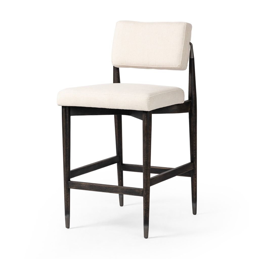 Anton Bar + Counter Stool - Counter Size - Savile Flax Cover