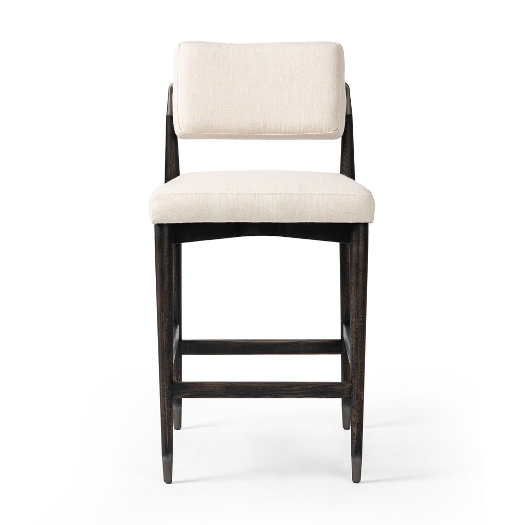 Anton Bar + Counter Stool - Counter Size - Savile Flax Cover