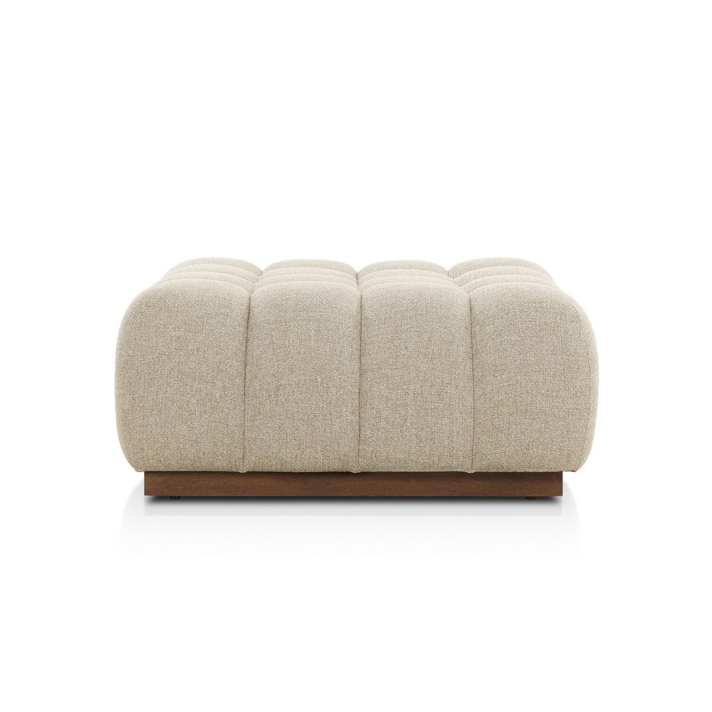 Preview image for Build Your Own: Roma Outdoor Sectional - Ottoman Configuration - Hayes Cream Cover