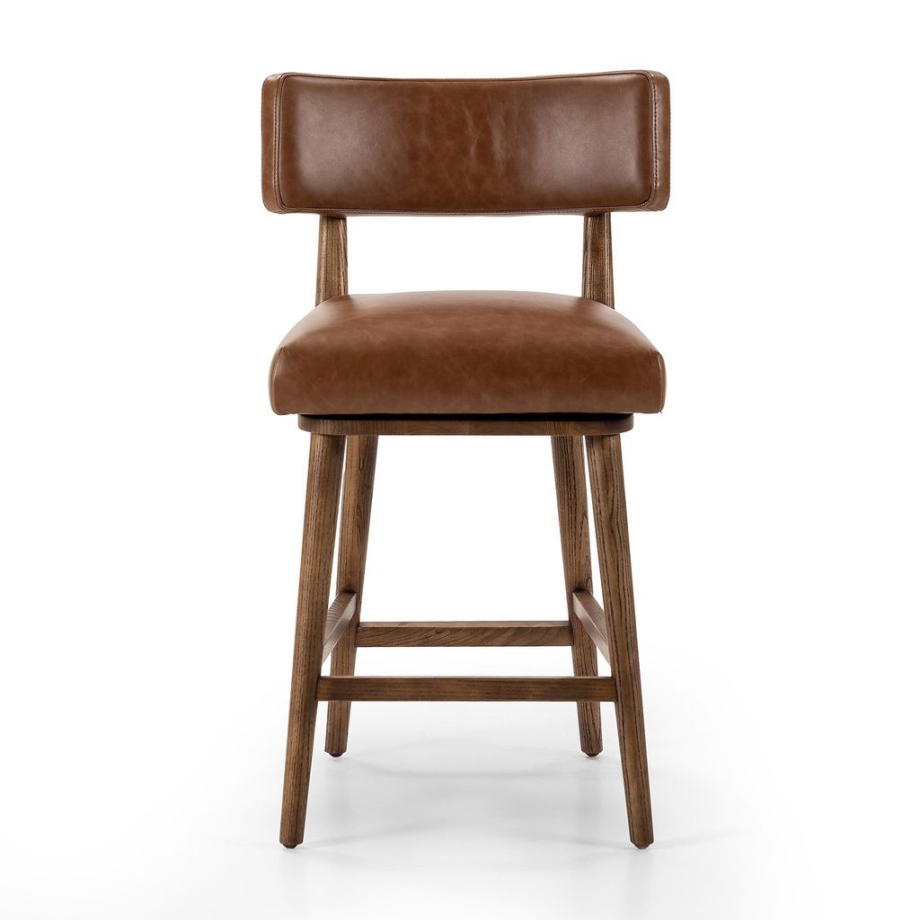 Cardell Swivel Bar + Counter Stool - Counter Size - Sonoma Chestnut Cover