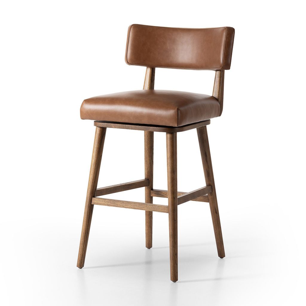 Cardell Swivel Bar + Counter Stool - Bar Size - Sonoma Chestnut Cover