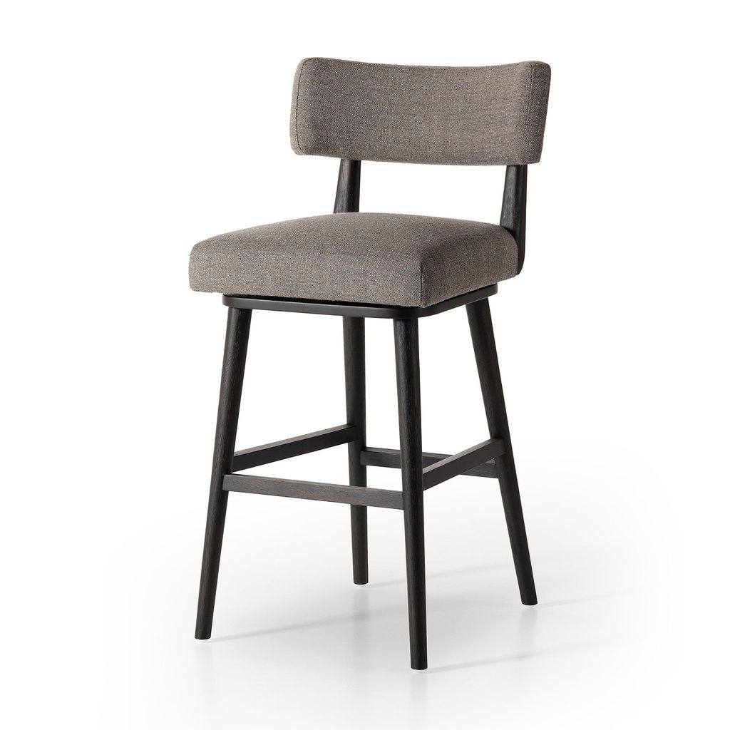 Cardell Swivel Bar + Counter Stool - Bar Size - Alcala Nickel Cover