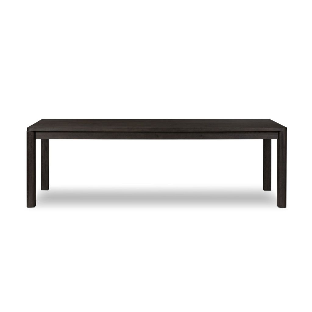 Preview image for Noeline Extension Dining Table - Cracked Smoked Black Veneer Finish