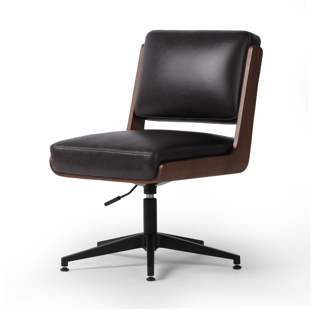 Landon Armless Desk Chair - Sonoma Black Cover