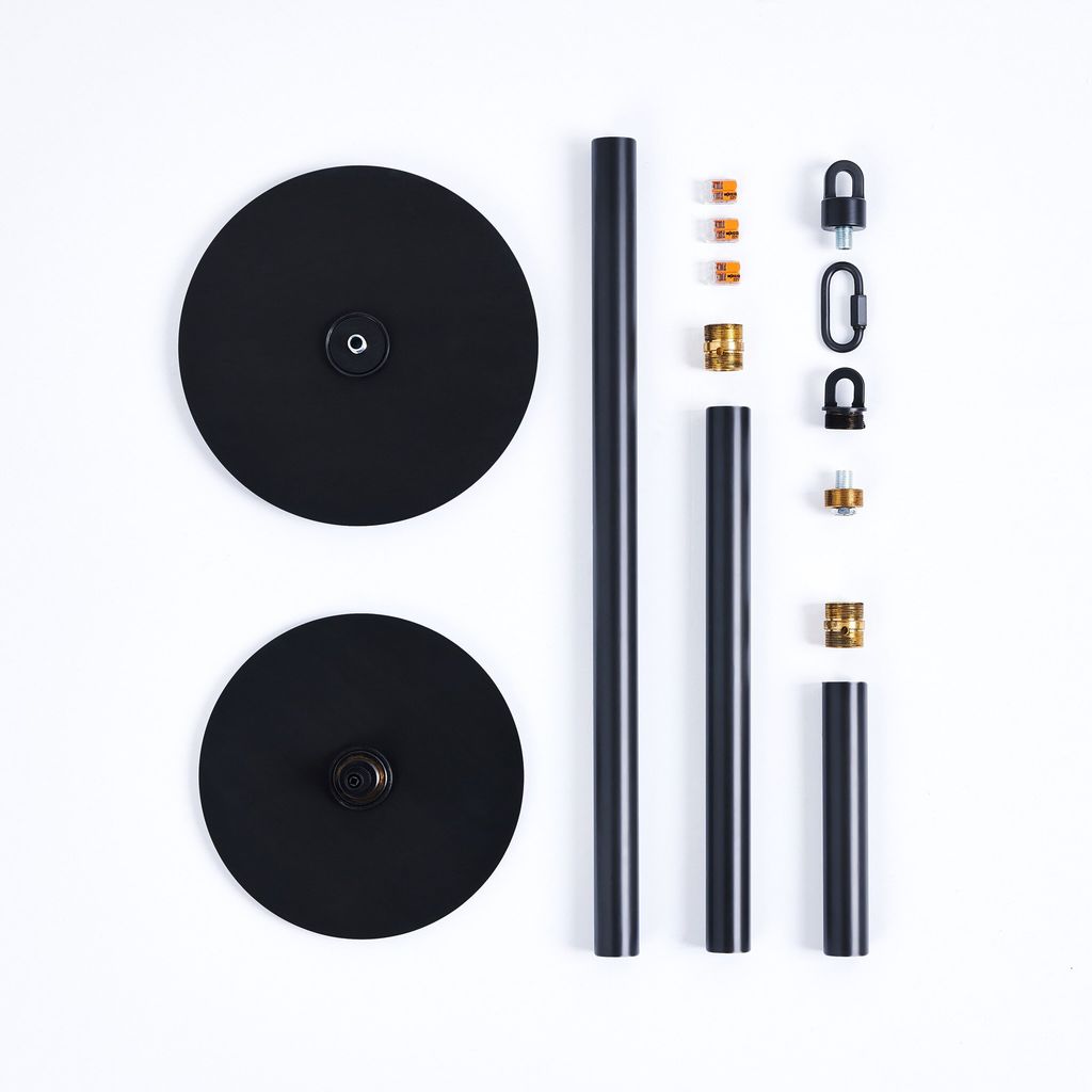 Cloud Chandelier Extension Kit - Black Gunmetal Finish