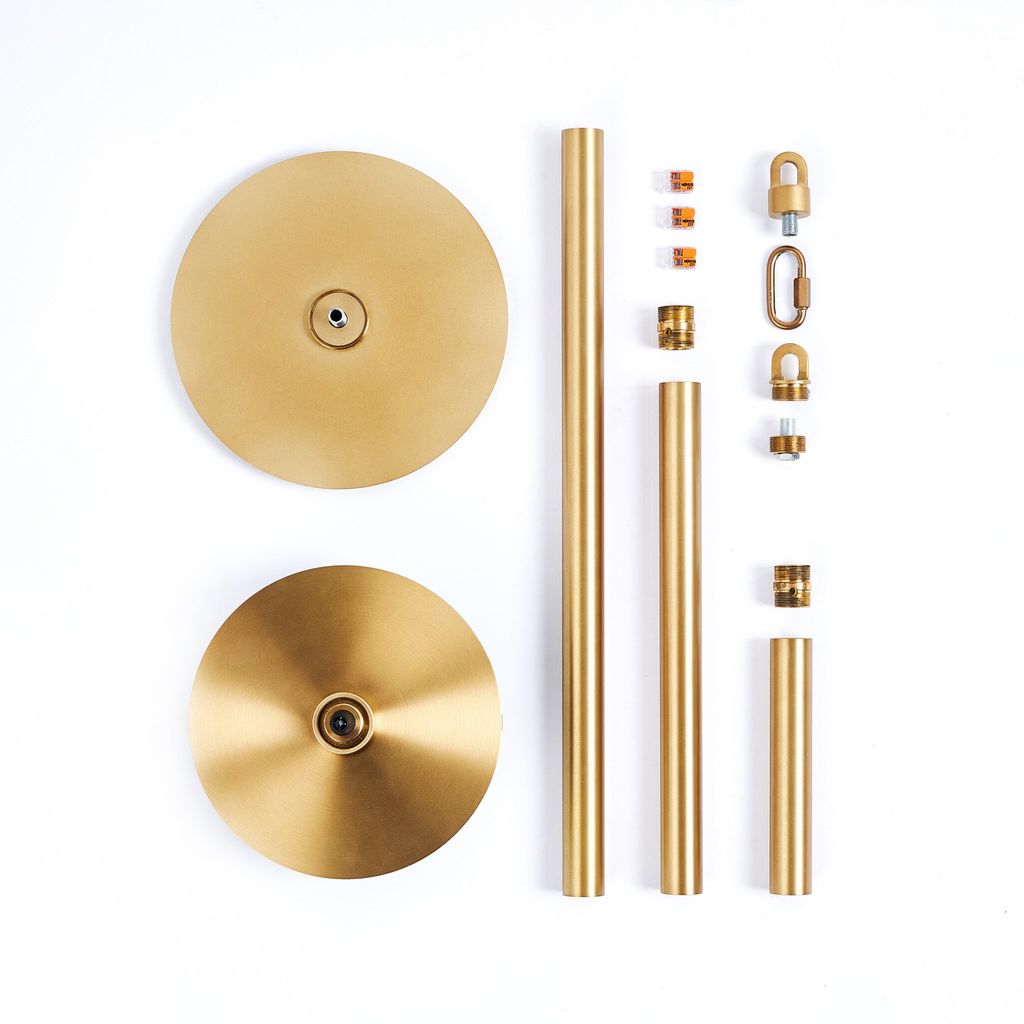 Cloud Chandelier Extension Kit - Burnished Brass Finish