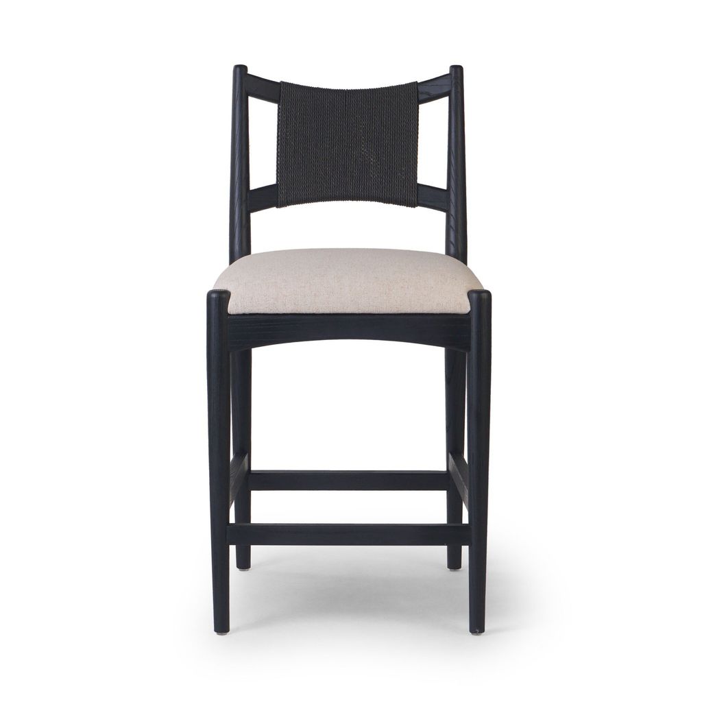 Haddon Counter Stool - Brushed Ebony Finish