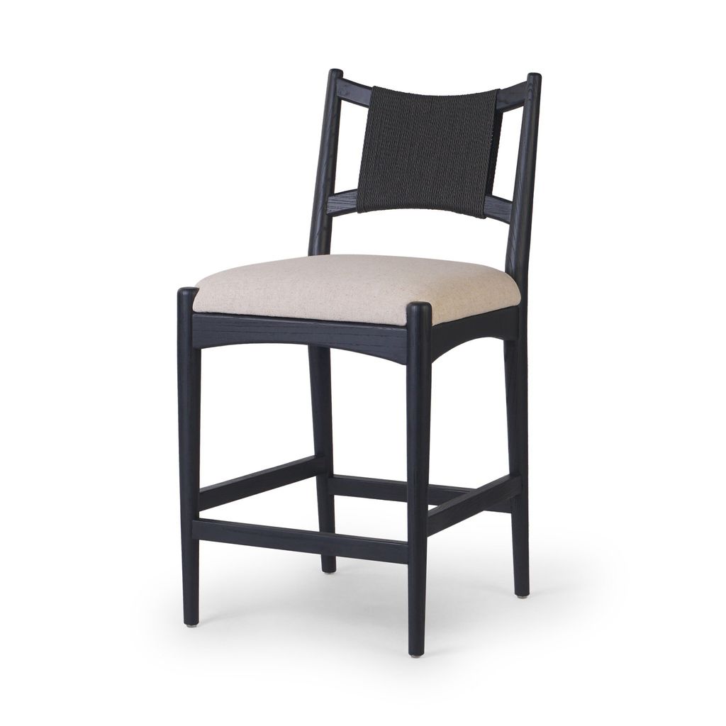 Haddon Counter Stool - Brushed Ebony Finish