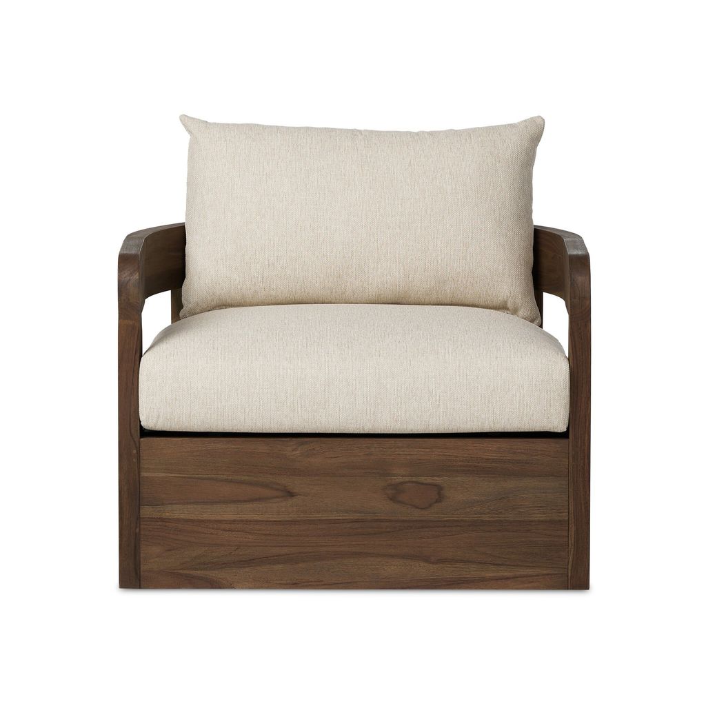 Jackson Outdoor Swivel Chair - Ellor Beige Cover