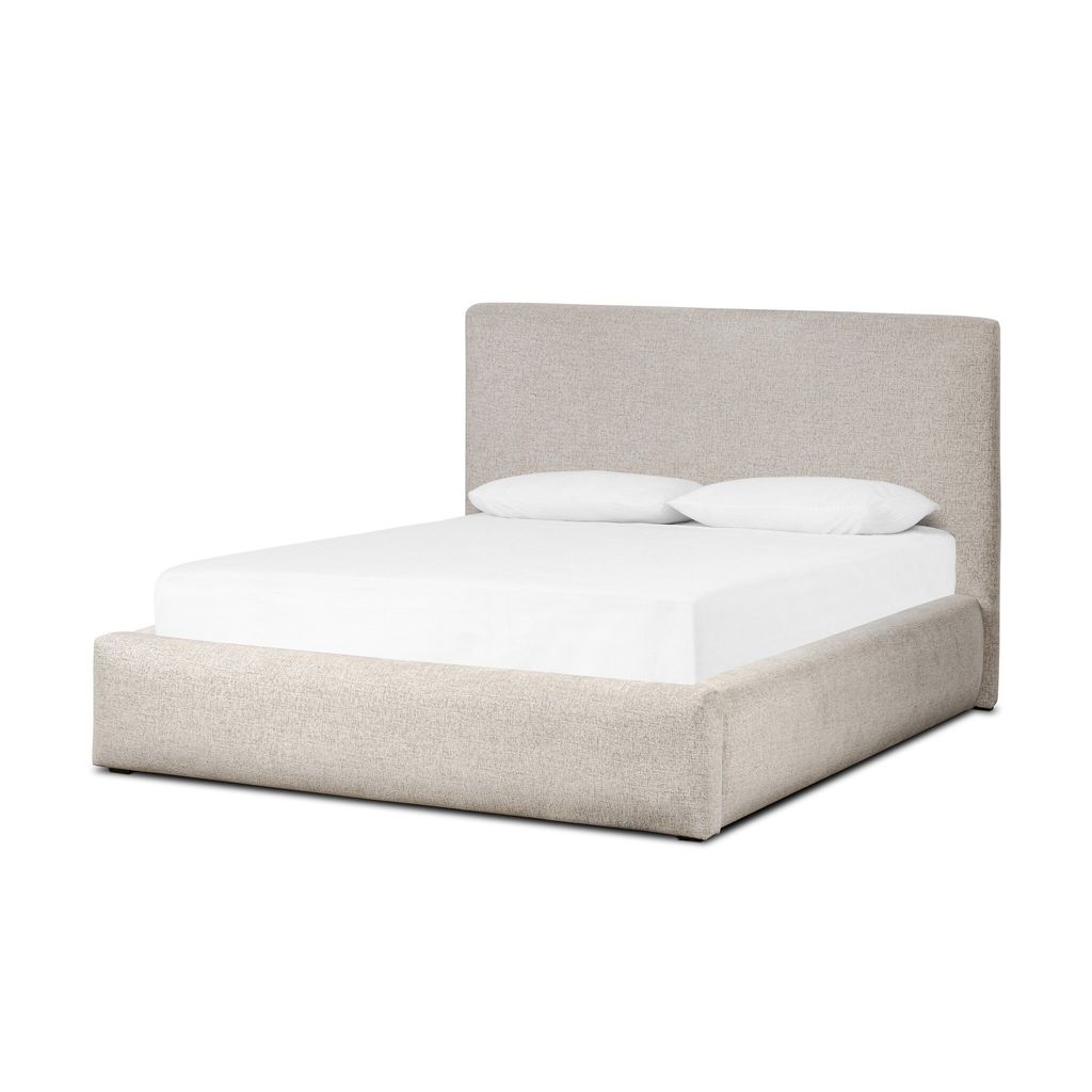 Quincy Bed - Queen Size - Plushtone Linen Cover