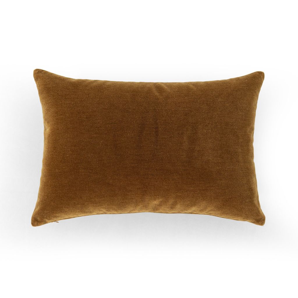 Bridger Pillow - Monte Tobacco Cover - 16"X24" Size - Cover + Insert Configuration
