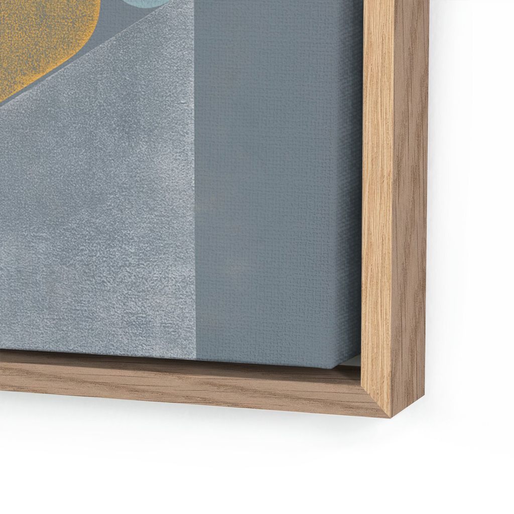 Estas Libre By Gregory Gove - 40"X21" Size - White Oak Frame - Framed Canvas Presentation Type