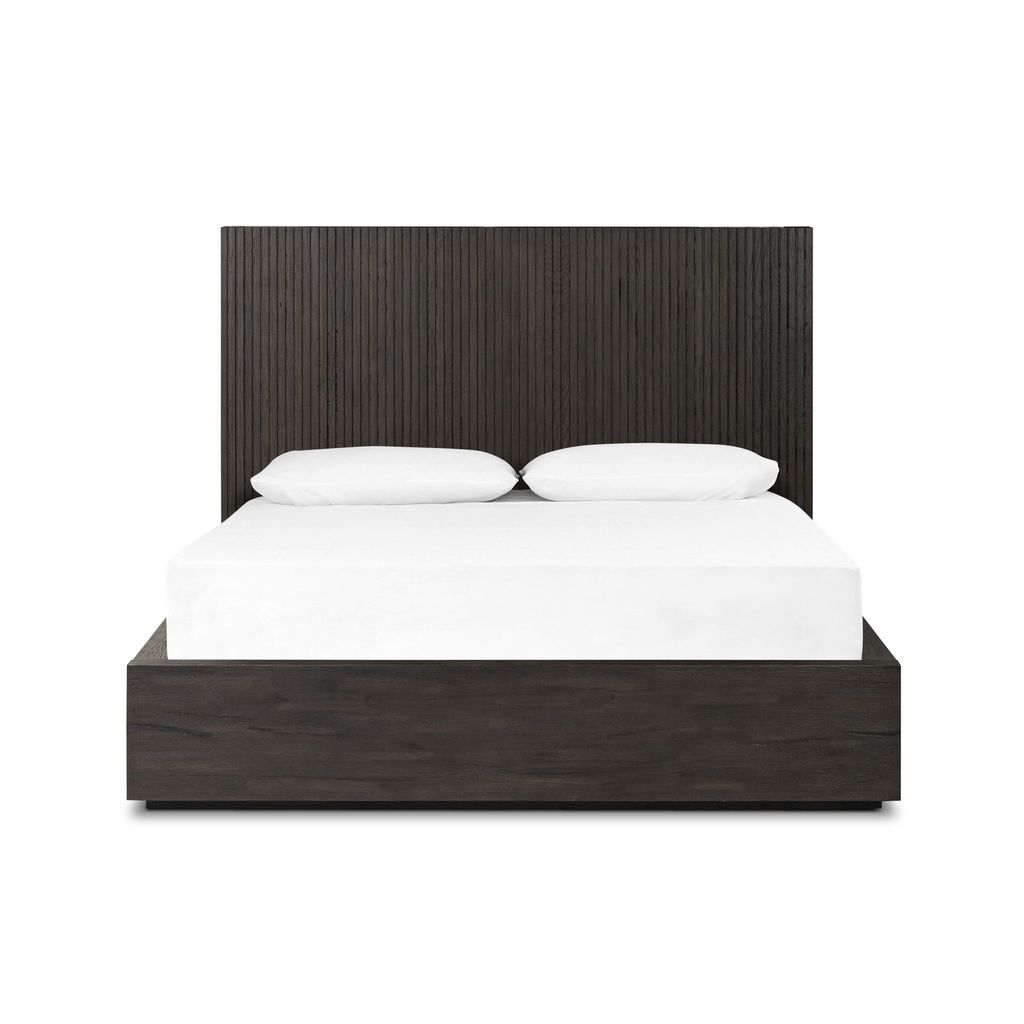 Leo Bed - Queen Size - Smoked Black Finish