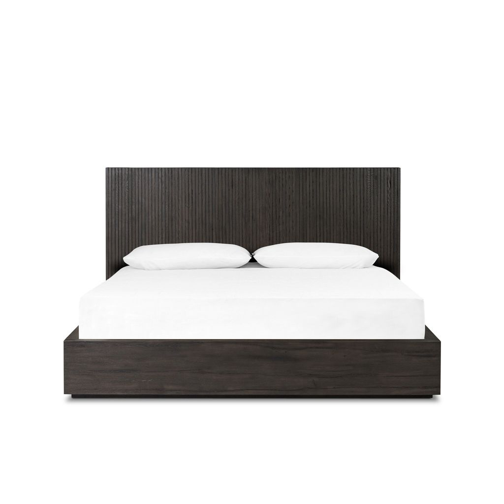 Preview image for Leo Bed - King Size - Smoked Black Finish
