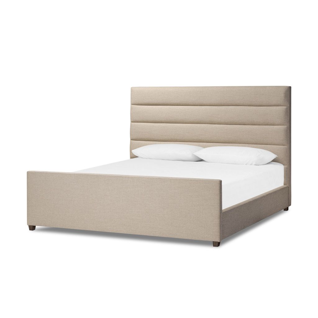 Daphne Bed - Queen Size - Alcala Taupe Cover