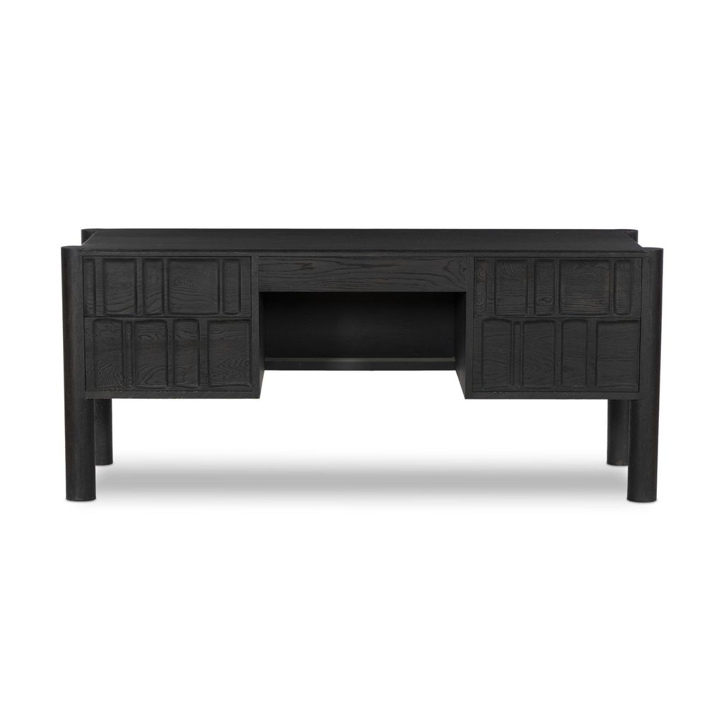 Preview image for Ezri Desk - Black Oak Finish