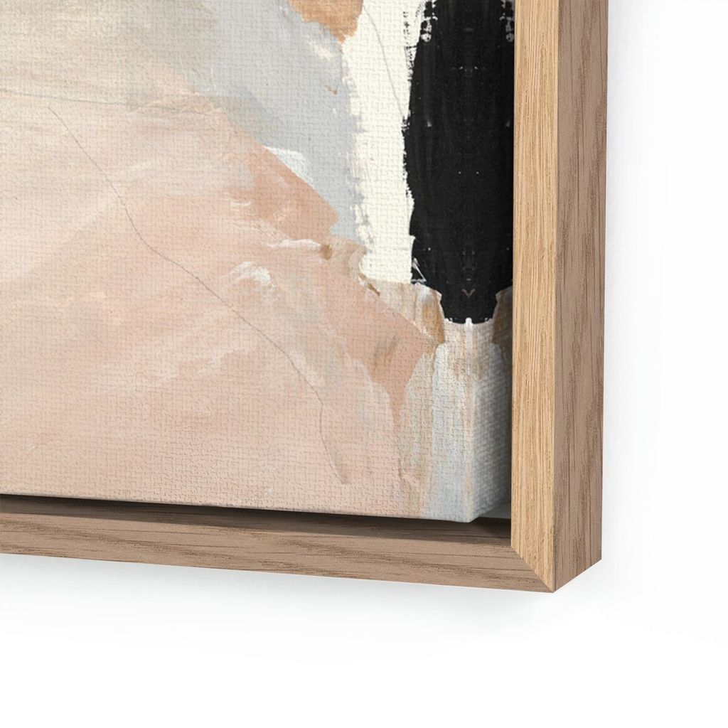 Desert No. 2 By Melanie Biehle 48" x 48", Vertical Grain White Oak Floater
