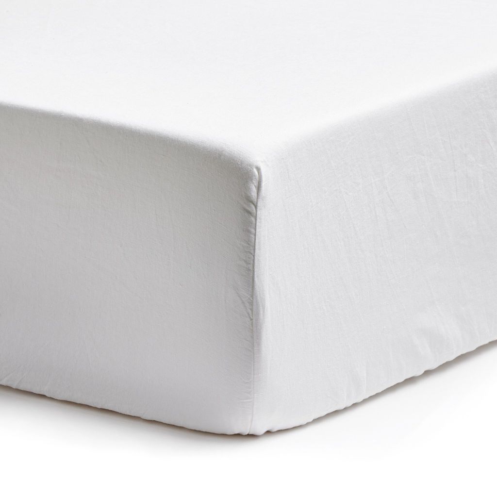 Sable Fitted Sheet - Sable White Cover - Queen Size