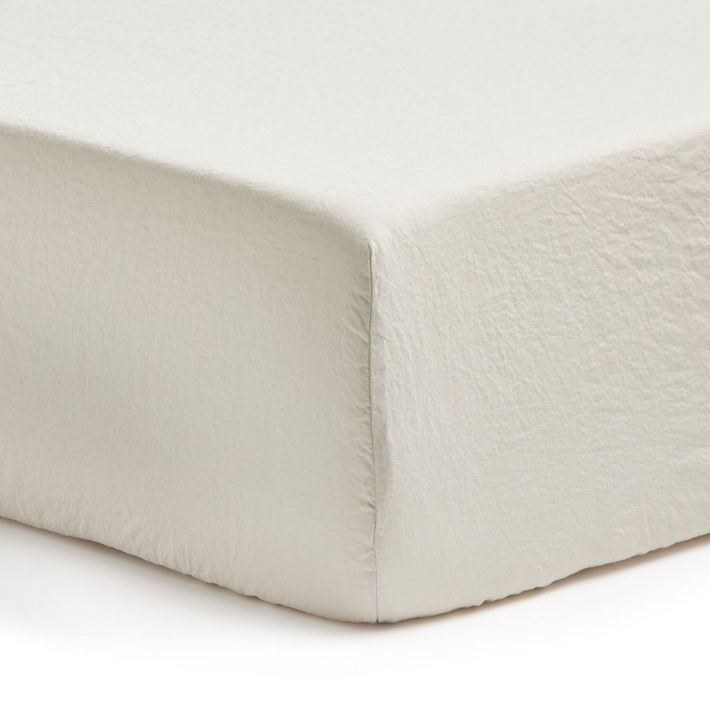 Preview image for Sable Fitted Sheet - Sable White Sand Cover - Queen Size