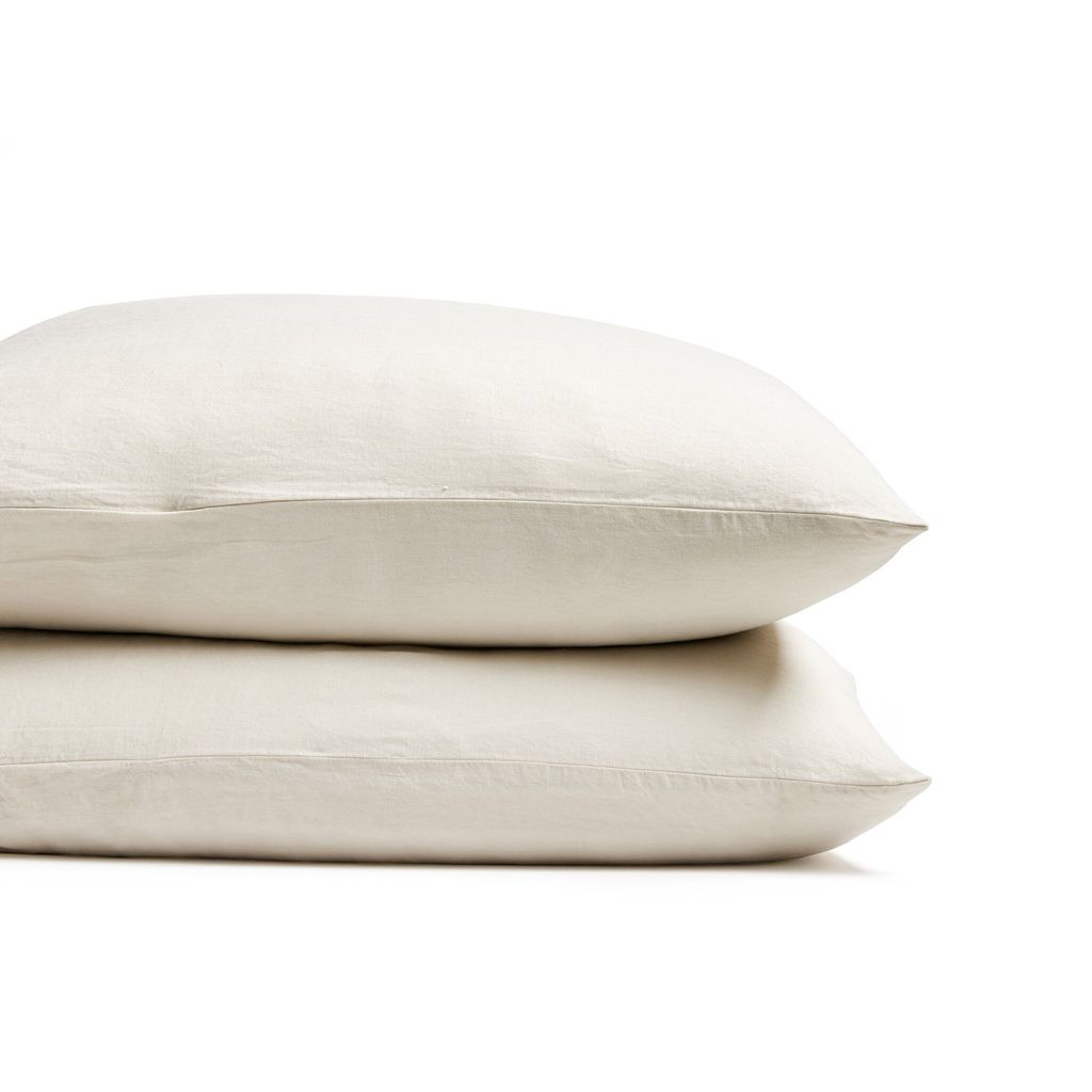 Sable Sham, Set Of 2 - Sable White Sand Cover - Queen Size