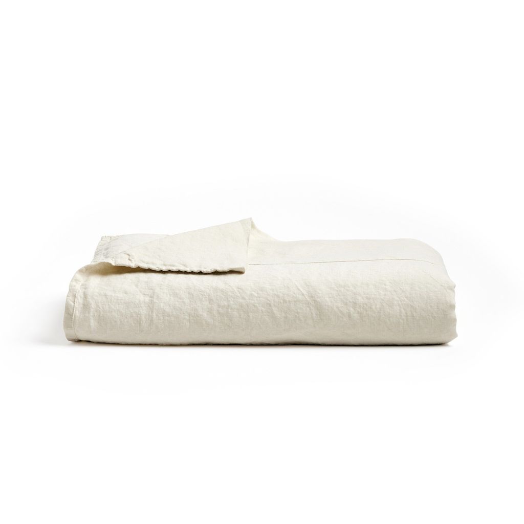 Sable Flat Sheet - Sable White Sand Cover - Queen Size