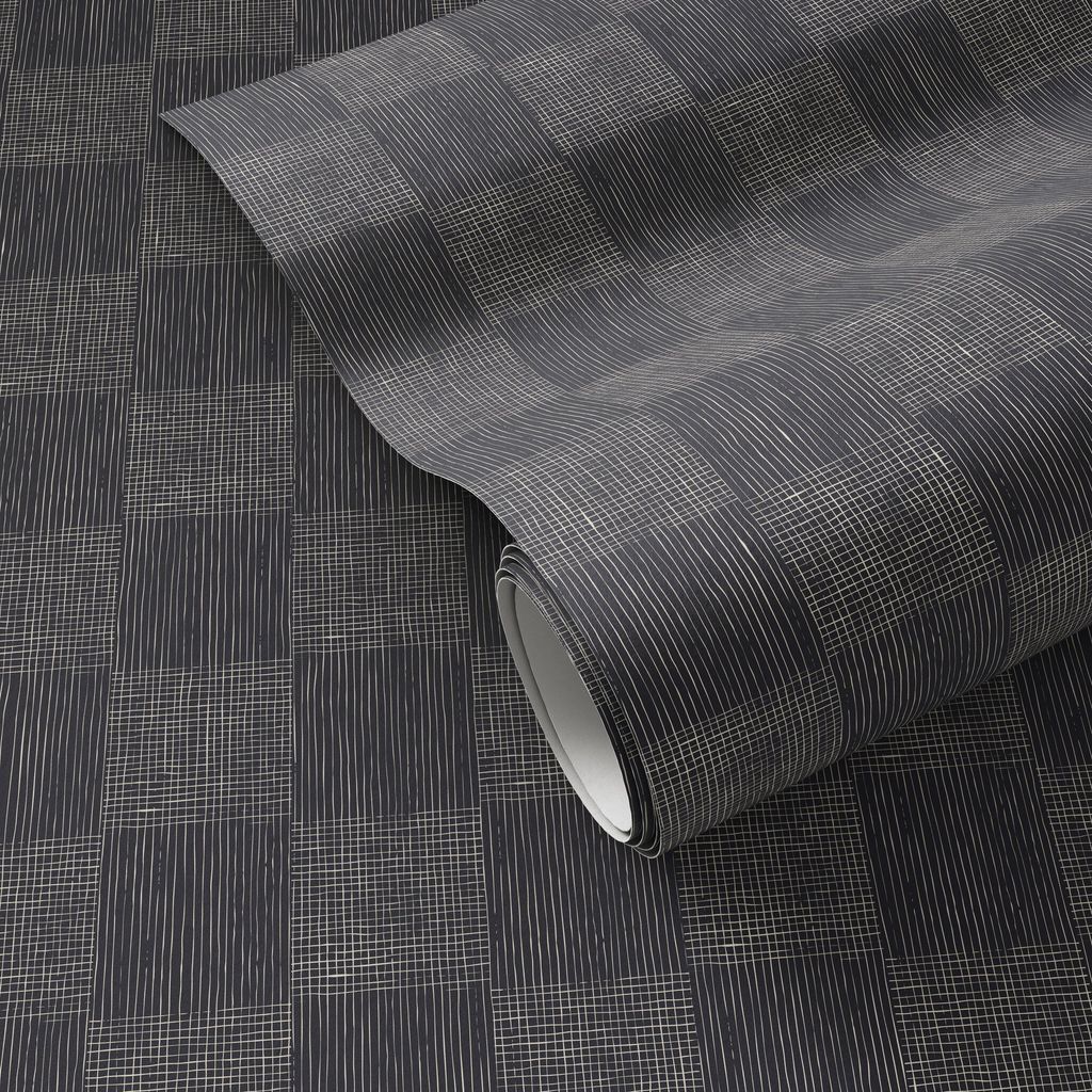 Preview image for Checkers Wallpaper By Getty Images - Checkers Black I Color - 52"X132" Size