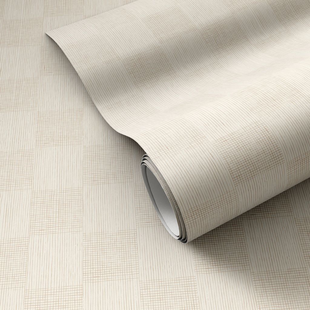 Preview image for Checkers Wallpaper By Getty Images - Checkers Tan Ii Color - 52"X132" Size