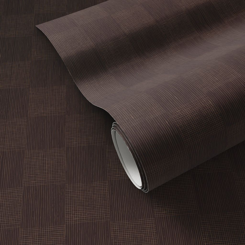 Preview image for Checkers Wallpaper By Getty Images - Checkers Black & Tan I Color - 52"X132" Size