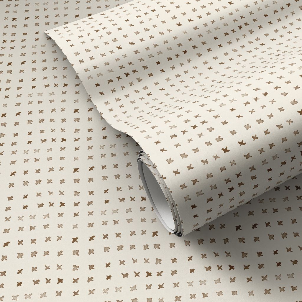 Preview image for Bisous Wallpaper By Jess Engle - Bisous Terracotta I Color - 52"X132" Size