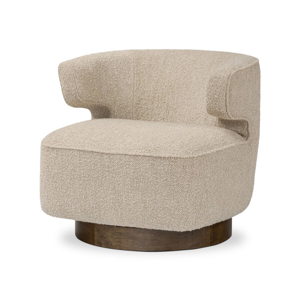 Preview image for Dottie Swivel Chair, Berber Oatmeal