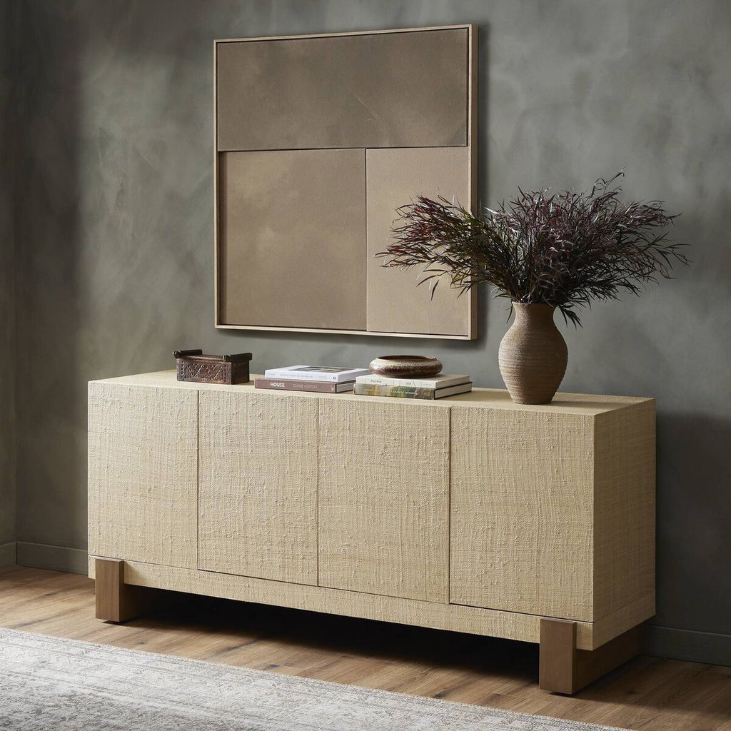 Hatch Sideboard, Natural Raffia
