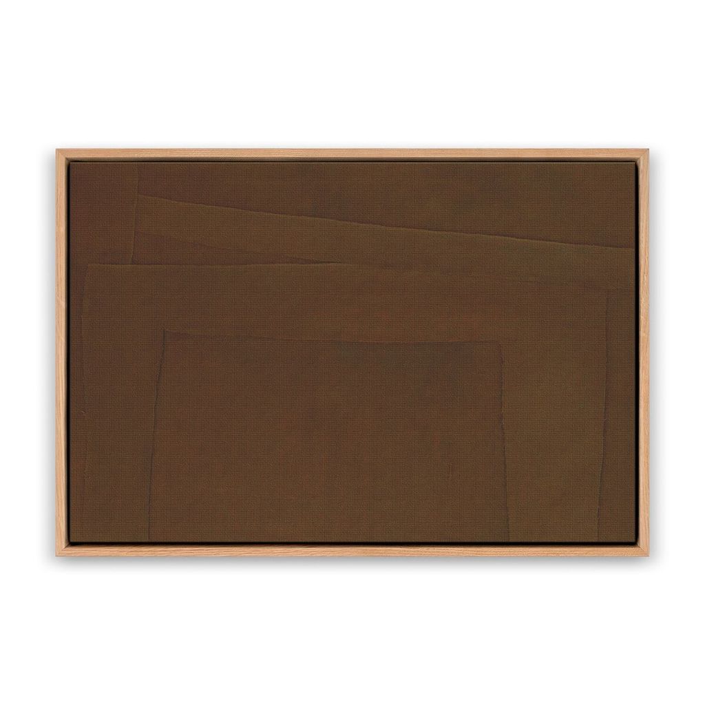 Broken Alphabet By Karen Covey 48" X 32.5", Vertical Grain White Oak Floater