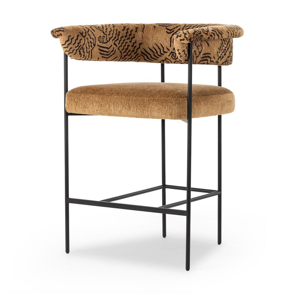 Carrie Bar + Counter Stool - Counter Size - Balkan Ochre Cover