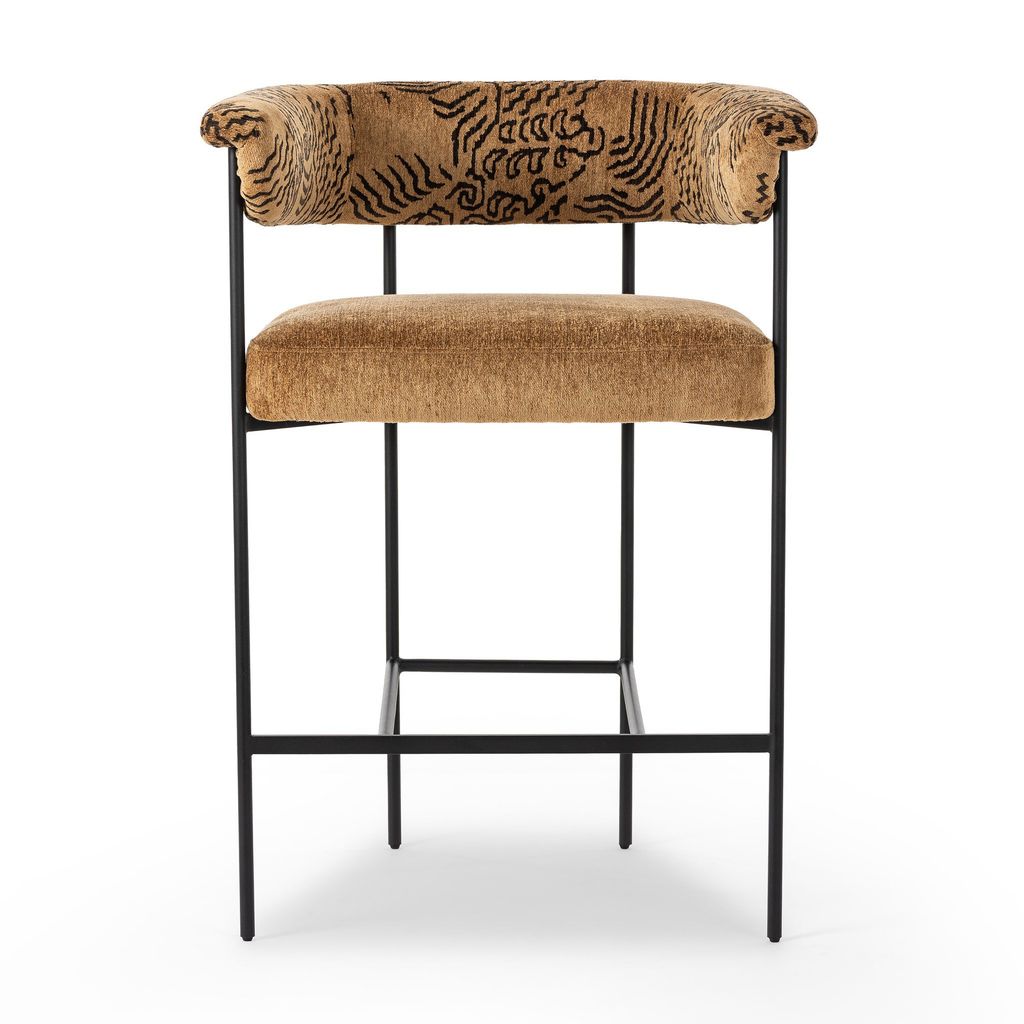Carrie Bar + Counter Stool - Counter Size - Balkan Ochre Cover
