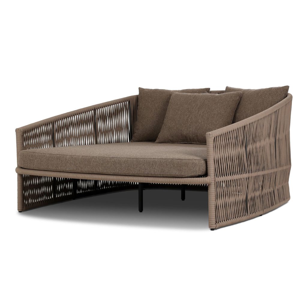 Porto Outdoor Daybed - Ellor Brown Cover
