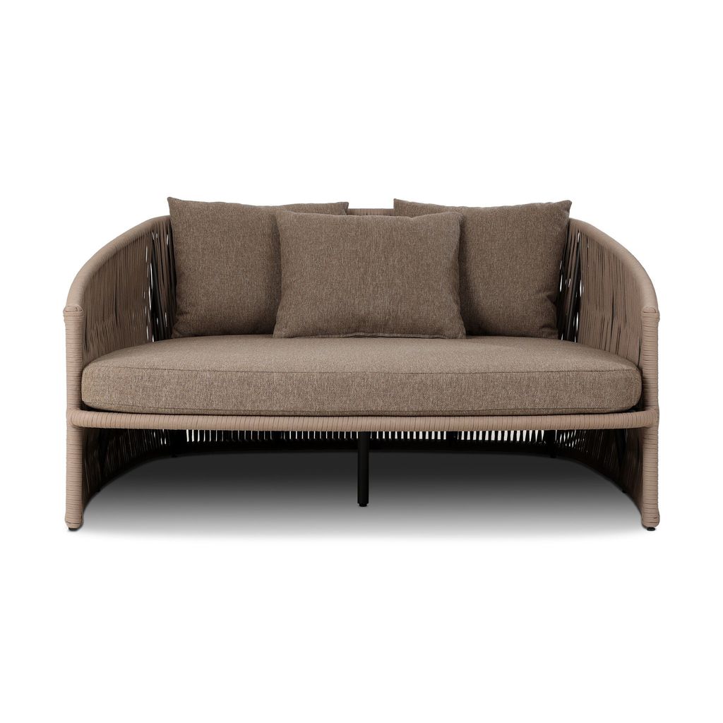 Porto Outdoor Daybed - Ellor Brown Cover