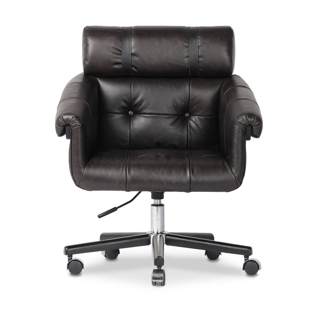 Preview image for Black Leather Desk Chair