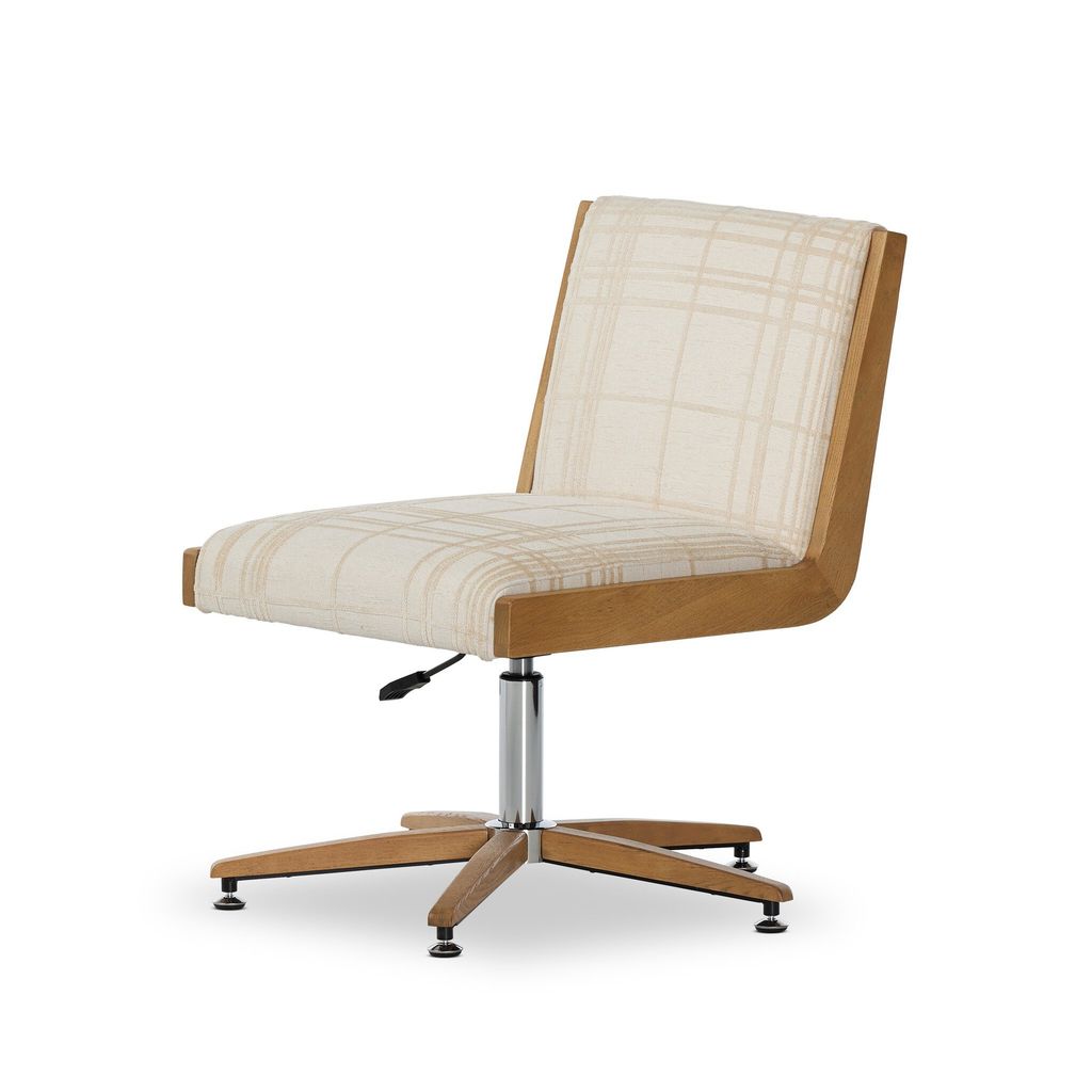 Carla Desk Chair - Sheffield Ivory Cover