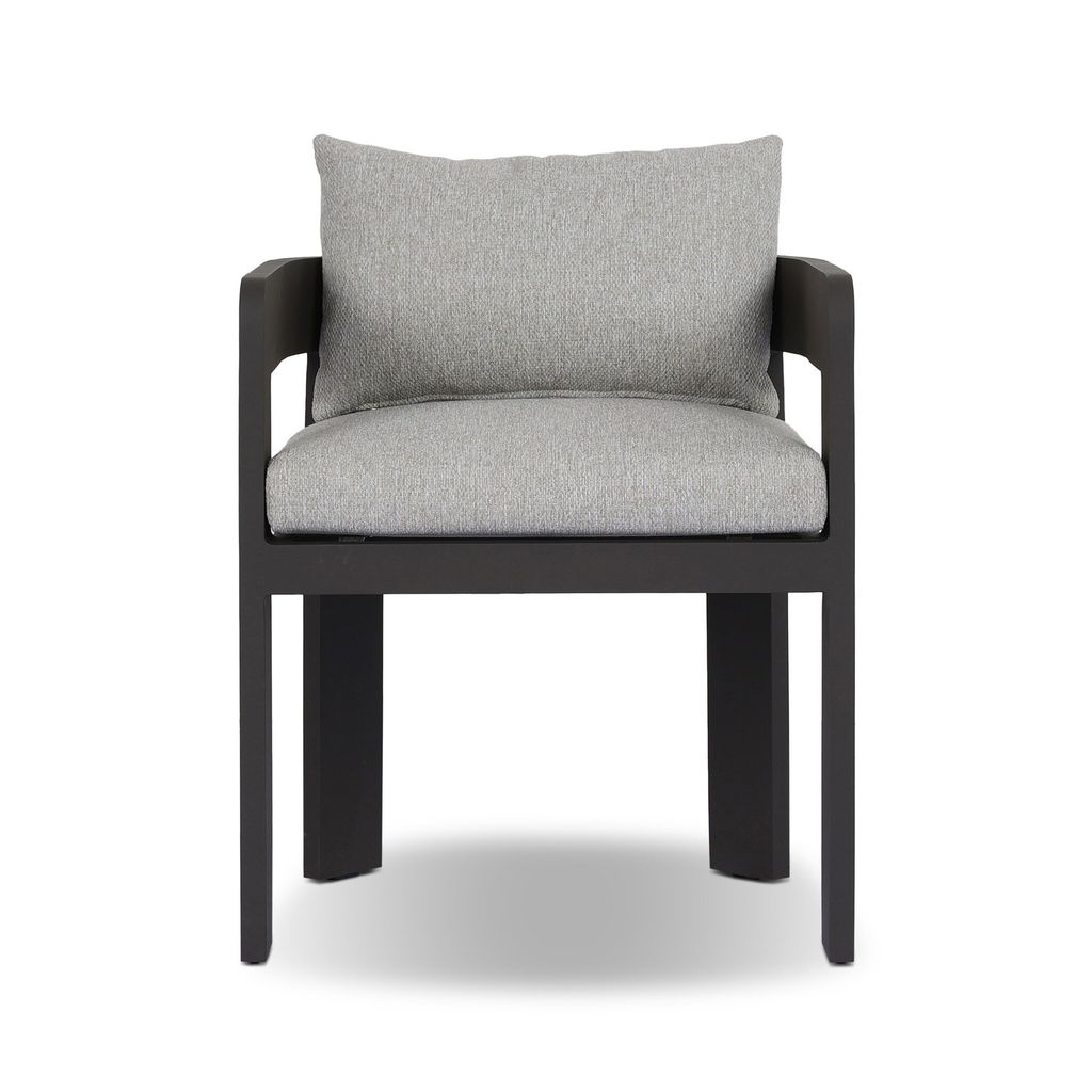 Jackson Outdoor Metal Dining Chair - Concha Fog Cover