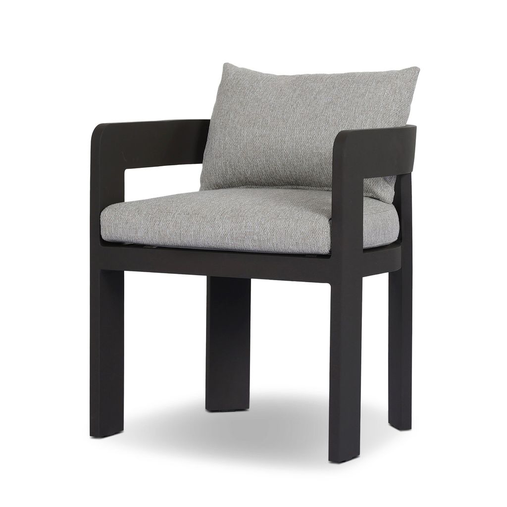Jackson Outdoor Metal Dining Chair - Concha Fog Cover