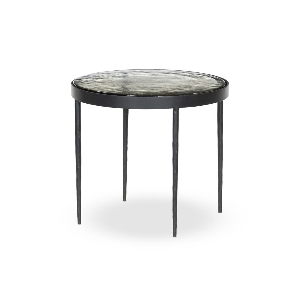 Yoko Nesting Table - Small Size - Clear Cast Glass Finish