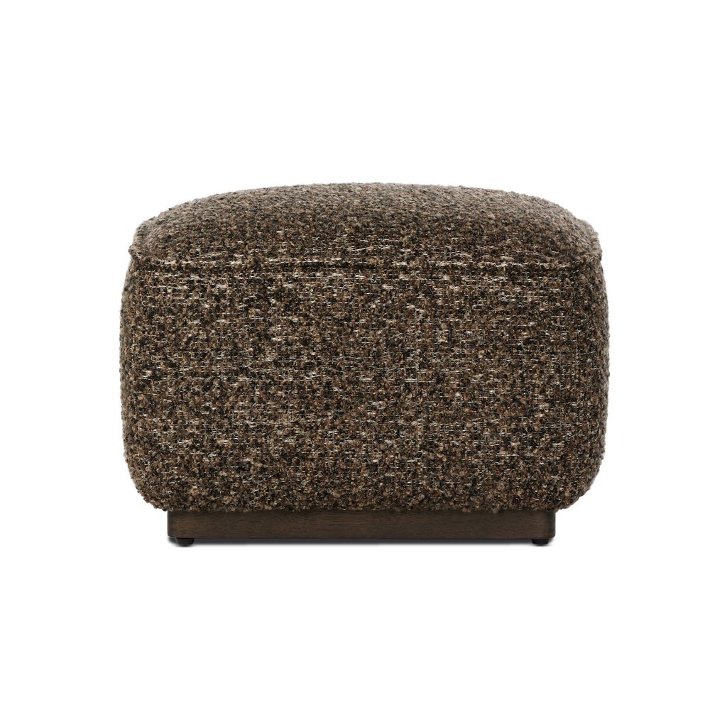 Sinclair Square Ottoman - 21" Size - Ivan Granite Cover