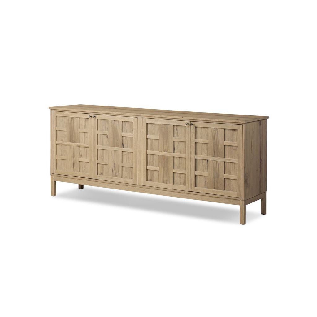 Alessio Sideboard, Aged Natural Oak Veneer