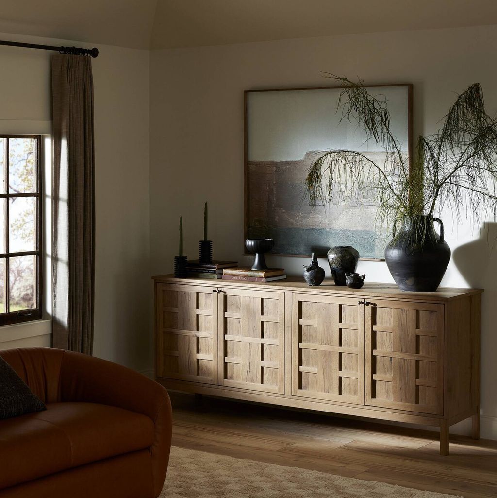 Alessio Sideboard, Aged Natural Oak Veneer