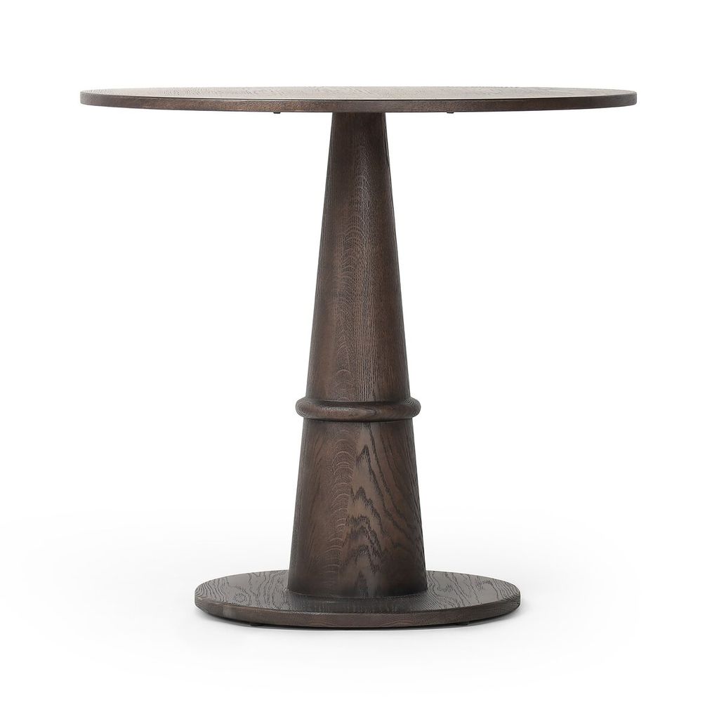 Goetz Bistro Table, Brown Oak Veneer