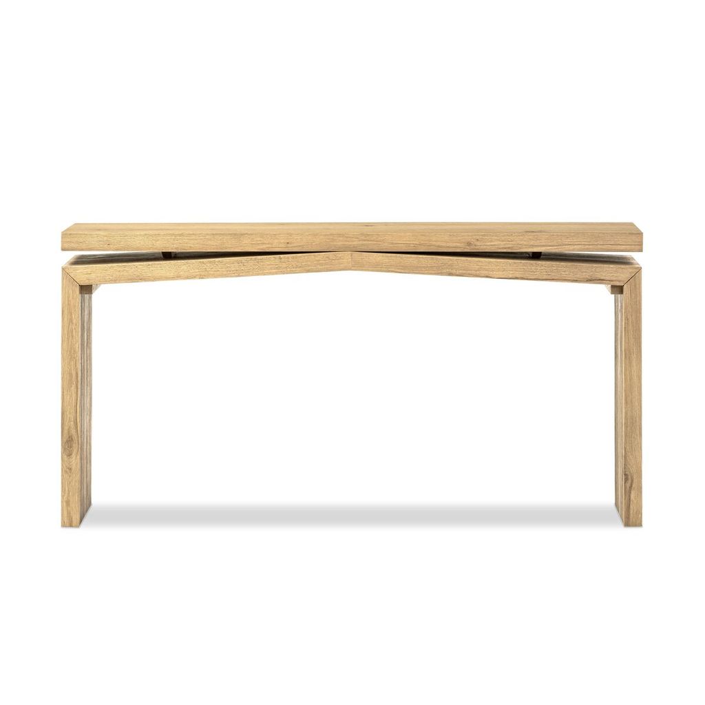 Matthes Console Table 60", Worn Oak Veneer