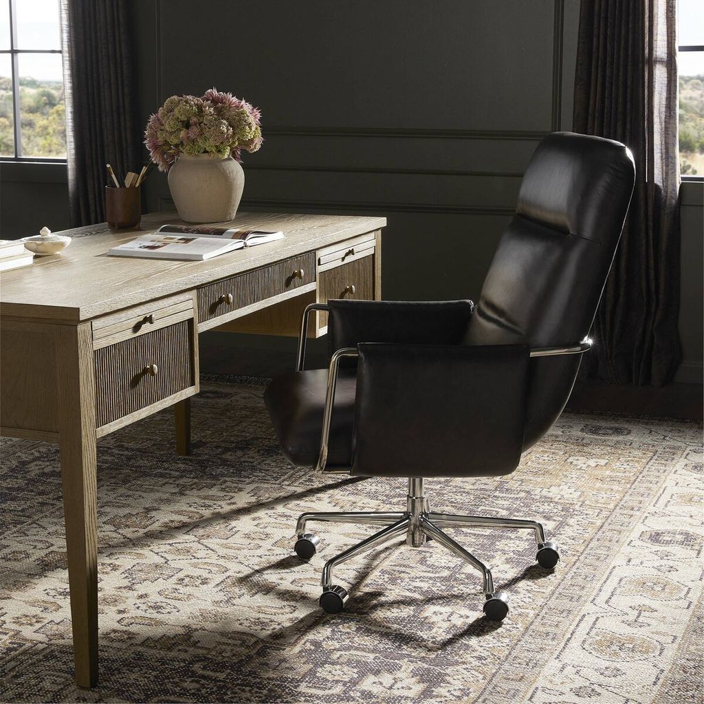 Sherman Desk Chair, Sonoma Black