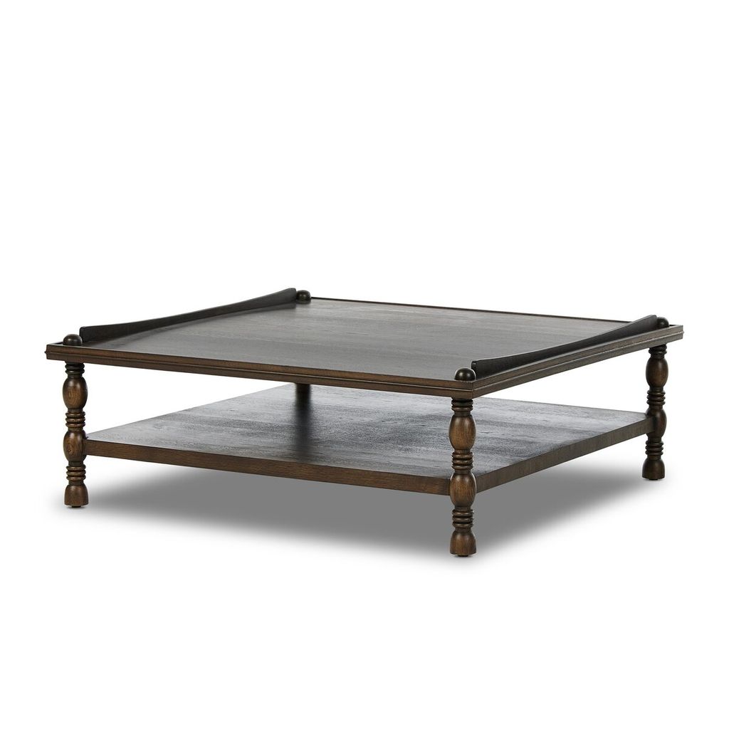 Umair Coffee Table, Espresso Oak Veneer