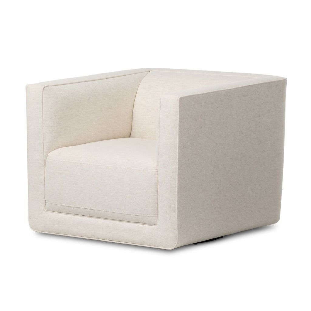 Phillip Swivel Chair, Crypton Nomad Snow